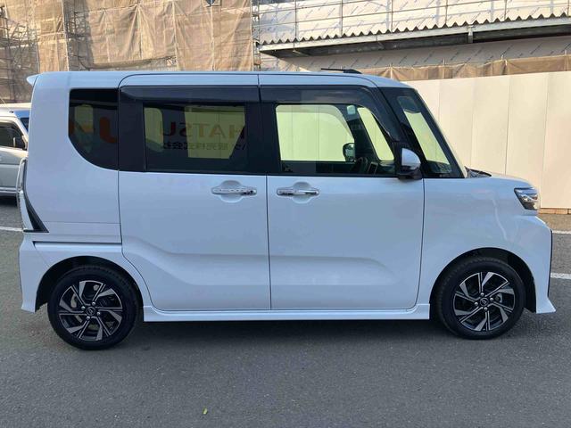 タントカスタムＸ　ワンオーナー走行距離無制限１２ヶ月保証付き　衝突軽減ブレーキ　車線逸脱防止　アイドリングストップ機能　Ｂカメラ　盗難警報装置　ＬＥＤ　ワンオーナー　キーレスエントリー　前席シートヒーター　オートＬＥＤ　スマキー（大分県）の中古車