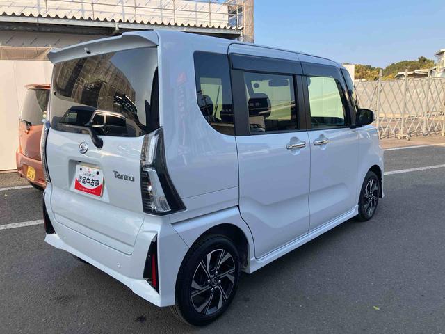 タントカスタムＸ　ワンオーナー走行距離無制限１２ヶ月保証付き　衝突軽減ブレーキ　車線逸脱防止　アイドリングストップ機能　Ｂカメラ　盗難警報装置　ＬＥＤ　ワンオーナー　キーレスエントリー　前席シートヒーター　オートＬＥＤ　スマキー（大分県）の中古車