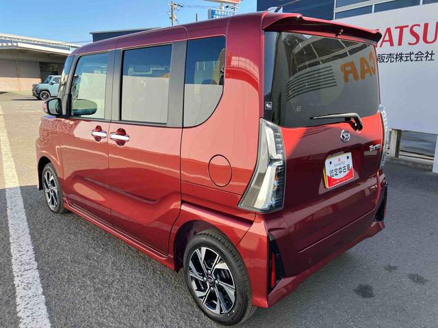 タントカスタムX ワンオーナー走行距離無制限12ヶ月保証付き 衝突軽減ブレーキ 車線逸脱防止 アイドリングストップ機能 Bカメラ 禁煙 盗難警報装置 LED ワンオーナー キーレスエントリー 前席シートヒーター オートLED(大分県)の中古車