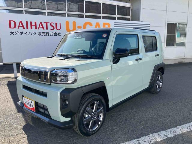 タフトＧ　ダーククロムベンチャー　ワンオーナー走行距離無制限１２ヶ月保証付き　１オ−ナ−　ＢＬＵＥＴＯＯＴＨ　アダプティブクルコン　ＵＳＢ　リアカメラ　オートマチックハイビーム　ＬＥＤライト　レーンキープアシスト　アイドリングＳ　キーフリー（大分県）の中古車