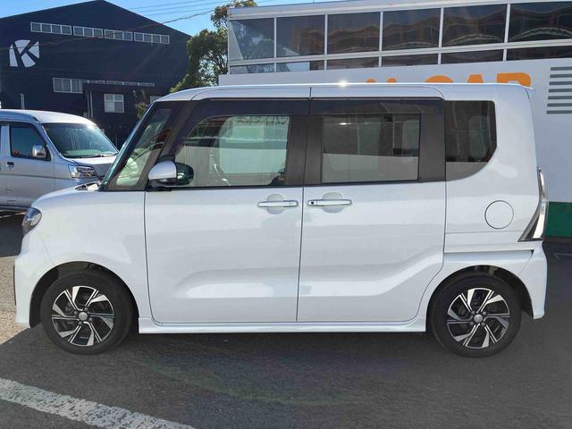 タントカスタムX走行距離無制限12ヶ月保証付き 衝突軽減ブレーキ 車線逸脱防止 Bluetoothオーディオ アイドリングストップ機能 Bカメラ ナビ 禁煙 盗難警報装置 LED キーレスエントリー オートLED(大分県)の中古車