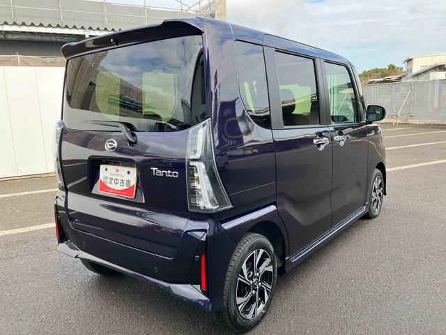 タントカスタムＸ　ワンオーナー走行距離無制限１２ヶ月保証付き　衝突軽減ブレーキ　車線逸脱防止　アイドリングストップ機能　Ｂカメラ　禁煙　盗難警報装置　ＬＥＤ　ワンオーナー　キーレスエントリー　前席シートヒーター　オートＬＥＤ（大分県）の中古車