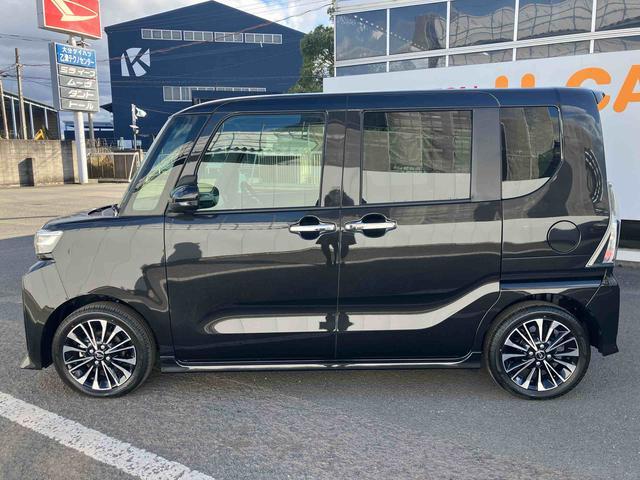 タントカスタムRS ワンオーナー走行距離無制限12ヶ月保証付き レーンキープA ISTOP BT対応 オートLED ターボエンジン 禁煙 LEDライト USBポート 1オーナー オートライト キーフリー セキュリティ 安全ボディー(大分県)の中古車