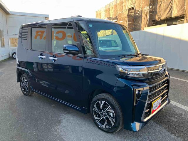 タントカスタムＸ　ワンオーナー走行距離無制限１２ヶ月保証付き　衝突軽減ブレーキ　車線逸脱防止　アイドリングストップ機能　Ｂカメラ　禁煙　盗難警報装置　ＬＥＤ　ワンオーナー　キーレスエントリー　前席シートヒーター　オートＬＥＤ（大分県）の中古車