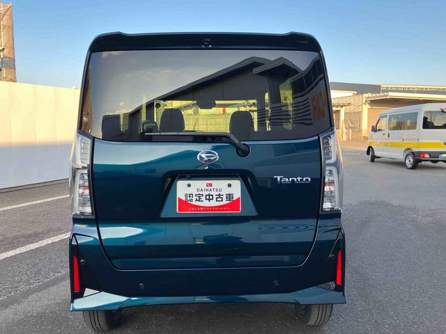 タントカスタムＸ　ワンオーナー走行距離無制限１２ヶ月保証付き　衝突軽減ブレーキ　車線逸脱防止　アイドリングストップ機能　Ｂカメラ　禁煙　盗難警報装置　ＬＥＤ　ワンオーナー　キーレスエントリー　前席シートヒーター　オートＬＥＤ（大分県）の中古車