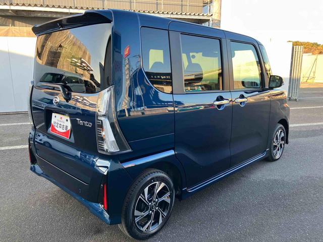 タントカスタムＸ　ワンオーナー走行距離無制限１２ヶ月保証付き　衝突軽減ブレーキ　車線逸脱防止　アイドリングストップ機能　Ｂカメラ　禁煙　盗難警報装置　ＬＥＤ　ワンオーナー　キーレスエントリー　前席シートヒーター　オートＬＥＤ（大分県）の中古車