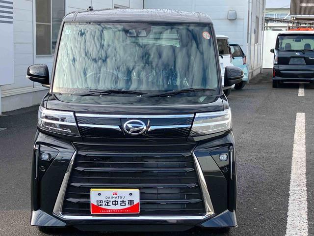 タントカスタムＸ　ワンオーナー走行距離無制限１２ヶ月保証付き　衝突軽減ブレーキ　車線逸脱防止　アイドリングストップ機能　Ｂカメラ　禁煙　盗難警報装置　ＬＥＤ　ワンオーナー　キーレスエントリー　前席シートヒーター　オートＬＥＤ（大分県）の中古車
