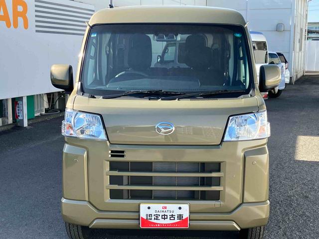 ハイゼットカーゴデッキバンＧ　ワンオーナー走行距離無制限１２ヶ月保証付き　横滑り防止　セキュリティ　衝突回避支援システム　レーンキープアシスト　両側スライドドア　オートライト　アイドリングストップ　ＡＢＳ　運転席エアバッグ　ＡＴハイビーム（大分県）の中古車