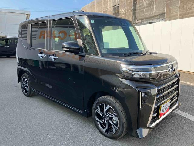 タントカスタムX ワンオーナー走行距離無制限12ヶ月保証付き 衝突軽減ブレーキ 車線逸脱防止 アイドリングストップ機能 Bカメラ 禁煙 盗難警報装置 LED ワンオーナー キーレスエントリー 前席シートヒーター オートLED(大分県)の中古車