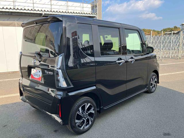 タントカスタムX ワンオーナー走行距離無制限12ヶ月保証付き 衝突軽減ブレーキ 車線逸脱防止 アイドリングストップ機能 Bカメラ 禁煙 盗難警報装置 LED ワンオーナー キーレスエントリー 前席シートヒーター オートLED(大分県)の中古車