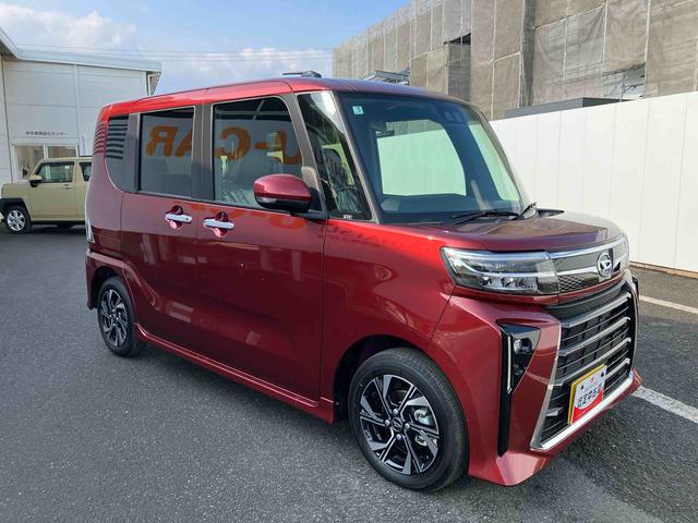タントカスタムＸ　ワンオーナー走行距離無制限１２ヶ月保証付き　衝突軽減ブレーキ　車線逸脱防止　アイドリングストップ機能　Ｂカメラ　禁煙　盗難警報装置　ワンオーナー　キーレスエントリー　前席シートヒーター　オートＬＥＤ　スマキー（大分県）の中古車