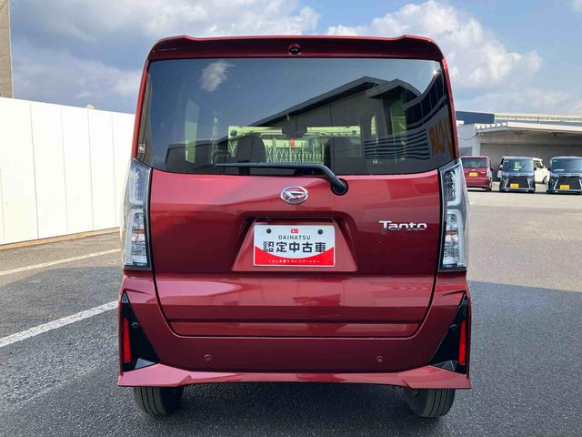タントカスタムＸ　ワンオーナー走行距離無制限１２ヶ月保証付き　衝突軽減ブレーキ　車線逸脱防止　アイドリングストップ機能　Ｂカメラ　禁煙　盗難警報装置　ワンオーナー　キーレスエントリー　前席シートヒーター　オートＬＥＤ　スマキー（大分県）の中古車