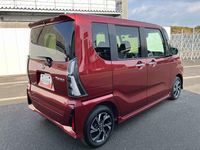 タントカスタムＸ　ワンオーナー走行距離無制限１２ヶ月保証付き　衝突軽減ブレーキ　車線逸脱防止　アイドリングストップ機能　Ｂカメラ　禁煙　盗難警報装置　ワンオーナー　キーレスエントリー　前席シートヒーター　オートＬＥＤ　スマキー（大分県）の中古車