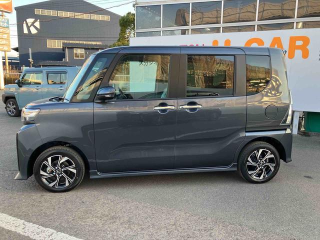 タントカスタムX ワンオーナー走行距離無制限12ヶ月保証付き 衝突軽減ブレーキ 車線逸脱防止 アイドリングストップ機能 Bカメラ 禁煙 盗難警報装置 LED ワンオーナー キーレスエントリー 前席シートヒーター オートLED(大分県)の中古車