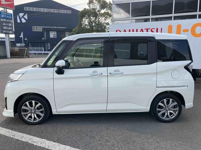 トールカスタムＧ　ターボ　ＳＡIII走行距離無制限１２ヶ月保証付き　横滑防止装置　車線逸脱警報装置　両側自動ドア　バックカメラ付き　衝突軽減ブレーキ　ＬＥＤライト　ＵＳＢ　アルミ　エコアイドル　カーナビ　スマキー　キーフリー　ターボ車（大分県）の中古車