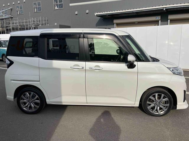 トールカスタムＧ　ターボ　ＳＡIII走行距離無制限１２ヶ月保証付き　横滑防止装置　車線逸脱警報装置　両側自動ドア　バックカメラ付き　衝突軽減ブレーキ　ＬＥＤライト　ＵＳＢ　アルミ　エコアイドル　カーナビ　スマキー　キーフリー　ターボ車（大分県）の中古車