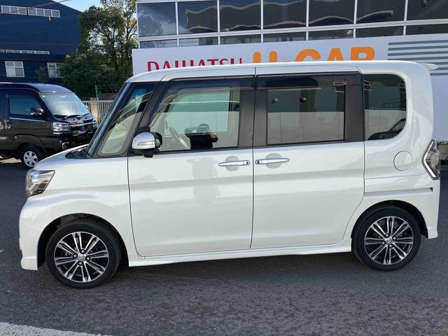 タントカスタムＲＳ　トップエディションＳＡIII走行距離無制限１２ヶ月保証付き　アイドルストップ　両側パワードア　メモリーナビゲーション　Ｂｌｕｅｔｏｏｔｈ対応　禁煙　車線逸脱警告　助手席エアバッグ　記録簿有　ＥＳＣ　ＡＨＢ　盗難防止システム　ナビ（大分県）の中古車