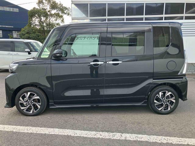 タントカスタムＸ　ワンオーナー走行距離無制限１２ヶ月保証付き　衝突軽減ブレーキ　車線逸脱防止　アイドリングストップ機能　Ｂカメラ　禁煙　盗難警報装置　ＬＥＤ　ワンオーナー　キーレスエントリー　前席シートヒーター　オートＬＥＤ（大分県）の中古車