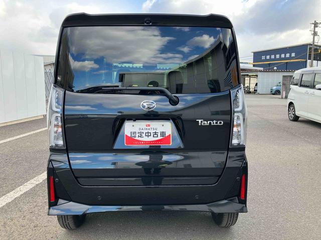 タントカスタムＸ　ワンオーナー走行距離無制限１２ヶ月保証付き　衝突軽減ブレーキ　車線逸脱防止　アイドリングストップ機能　Ｂカメラ　禁煙　盗難警報装置　ＬＥＤ　ワンオーナー　キーレスエントリー　前席シートヒーター　オートＬＥＤ（大分県）の中古車