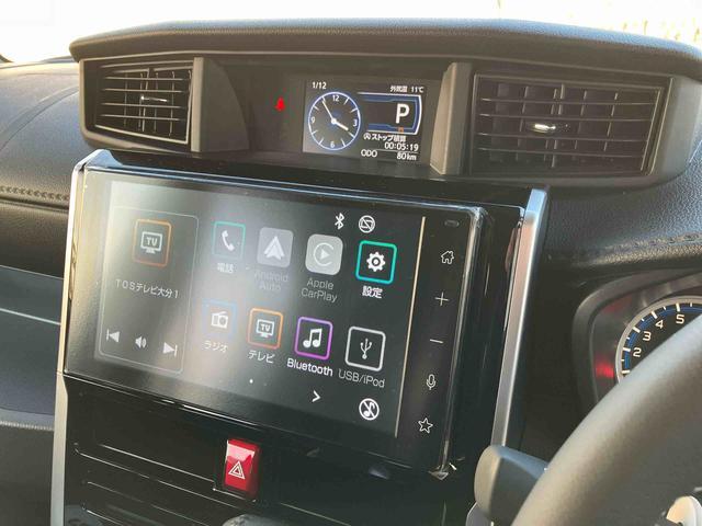 トールカスタムＧ　ターボ　ワンオーナー走行距離無制限１２ヶ月保証付き　両側パワスラドア　アダプティブクルーズ　衝突回避支援ブレーキ機能　ＬＫＡ　ＬＥＤライト　Ｉ−ＳＴＯＰ　バックカメラ　ＵＳＢ　ブルートゥース　ＴＶ　キーフリーシステム（大分県）の中古車