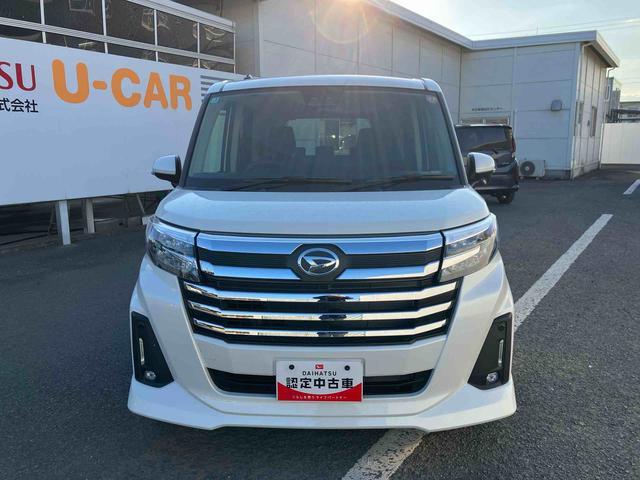 トールカスタムＧ　ターボ　ワンオーナー走行距離無制限１２ヶ月保証付き　両側パワスラドア　アダプティブクルーズ　衝突回避支援ブレーキ機能　ＬＫＡ　ＬＥＤライト　Ｉ−ＳＴＯＰ　バックカメラ　ＵＳＢ　ブルートゥース　ＴＶ　キーフリーシステム（大分県）の中古車