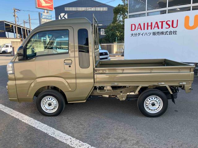 ハイゼットトラックジャンボエクストラ　ワンオーナー走行距離無制限１２ヶ月保証付き　アイドリングストップ付き　オートＬＥＤ　記録簿あり　ブレーキサポート　盗難防止システム　スマ−トキ−　ワンオナ　禁煙　ダブルエアバッグ　センターデフロック　キーフリー（大分県）の中古車