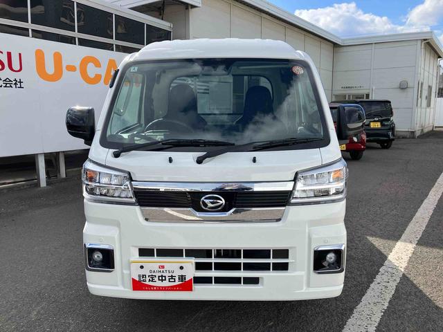 ハイゼットトラックジャンボエクストラ走行距離無制限１２ヶ月保証付き　アイドリングストップ付き　オートＬＥＤ　記録簿あり　ブレーキサポート　盗難防止システム　スマ−トキ−　ワンオナ　禁煙　ダブルエアバッグ　センターデフロック　キーフリー（大分県）の中古車