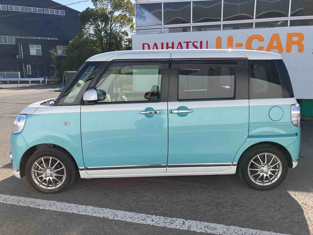 ムーヴキャンバスＧメイクアップリミテッド　ＳＡIII走行距離無制限１２ヶ月保証付き　Ａ−ＳＴＯＰ　前後誤発進抑制　禁煙　Ｂｌｕｅｔｏｏｔｈオーディオ　Ｂカメラ　車線逸脱警告　カーナビ　パノラミックビューモニター　メンテナンスノート　ＵＳＢ　Ｓキー（大分県）の中古車