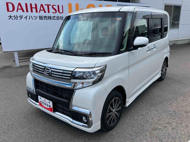 タントカスタムX トップエディションVS SAIII走行距離無制限12ヶ月保証付き レーンアシスト USB接続 Bluetoothオーディオ カーナビ 記録簿 シートヒータ Aライト Bカメラ 横滑り防止 LEDヘッドライト オートマチックハイビーム(大分県)の中古車