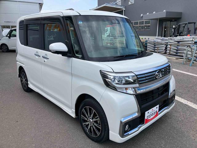 タントカスタムX トップエディションVS SAIII走行距離無制限12ヶ月保証付き レーンアシスト USB接続 Bluetoothオーディオ カーナビ 記録簿 シートヒータ Aライト Bカメラ 横滑り防止 LEDヘッドライト オートマチックハイビーム(大分県)の中古車