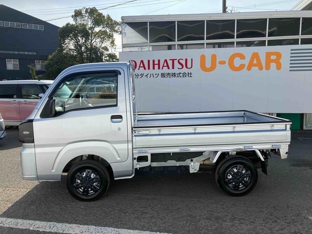 ハイゼットトラックスタンダードゴードンミラー　フェイスキッド付き　走行距離無制限１２ヶ月保証付き　ＰＳ　盗難防止装置　衝突回避支援ブレーキ機能　レーンキープ　禁煙　ＡＣ　エアバック　アイドリングＳ　Ｗエアバッグ　点検記録簿（大分県）の中古車