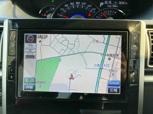 タントカスタムRS トップエディションSA走行距離無制限12ヶ月保証付き アイドルストップ 両PSD 禁煙 盗難防止システム ESC アルミ BLUETOOTH Rカメラ USB Aライト DVD ターボ ABS キーフリー ETC NAVI(大分県)の中古車