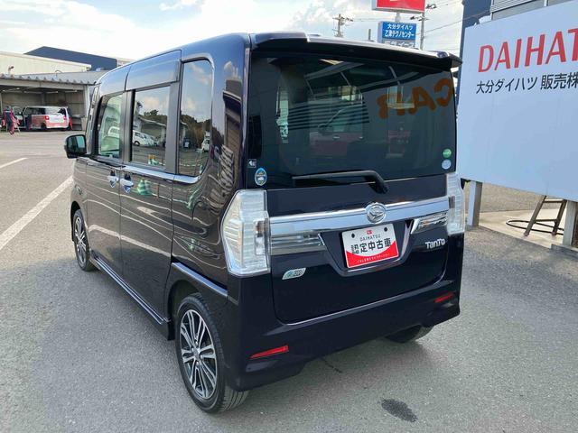 タントカスタムRS トップエディションSA走行距離無制限12ヶ月保証付き アイドルストップ 両PSD 禁煙 盗難防止システム ESC アルミ BLUETOOTH Rカメラ USB Aライト DVD ターボ ABS キーフリー ETC NAVI(大分県)の中古車