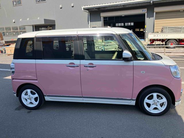 ムーヴキャンバスGメイクアップVS SAIII走行距離無制限12ヶ月保証付き 両自動ドア i−stop プッシュスタートスマートキー アラウンドビュー カーナビ 追突被害軽減ブレーキ 盗難防止アラーム ブルートゥースオーディオ 禁煙 シートヒータ(大分県)の中古車