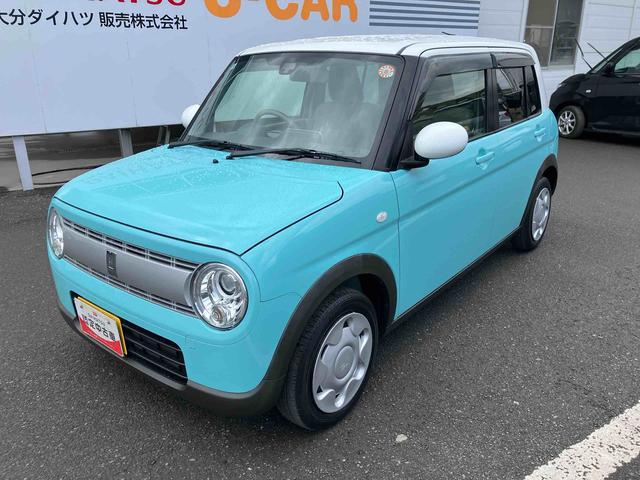 アルトラパンＳ走行距離無制限１２ヶ月保証付き　ＢＴ接続　アイドリングストップ機能　整備点検記録簿　ＵＳＢ入力　キーフリー　禁煙　イモビライザー　ＡＵＸ接続　運転席助手席エアバック　ＤＶＤ再生　メモリーナビ　ＡＢＳ（大分県）の中古車