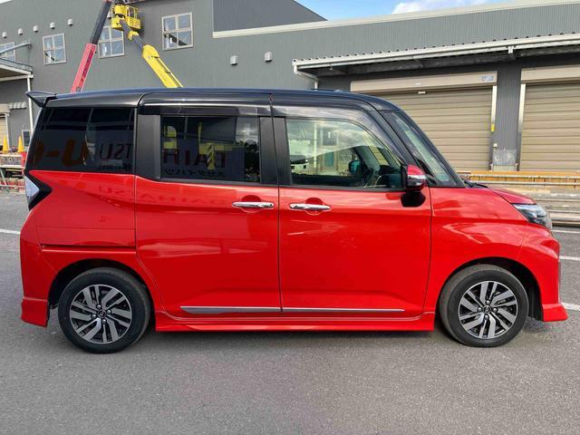 トールカスタムG走行距離無制限12ヶ月保証付き 点検記録簿 衝突被害軽減 追従クルコン フリーキー アイドリングS LEDヘッド オートハイビーム ミュージックプレイヤー接続可 ETC ナビ オートライト DVD(大分県)の中古車