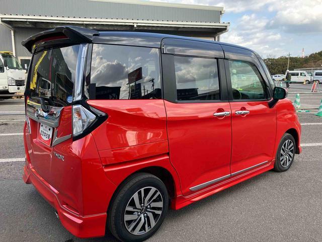 トールカスタムG走行距離無制限12ヶ月保証付き 点検記録簿 衝突被害軽減 追従クルコン フリーキー アイドリングS LEDヘッド オートハイビーム ミュージックプレイヤー接続可 ETC ナビ オートライト DVD(大分県)の中古車