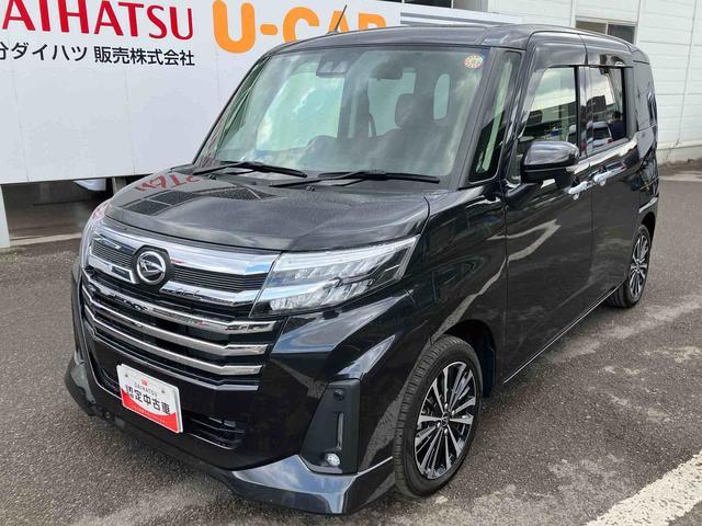 トールカスタムＧ　ターボ　ワンオーナー走行距離無制限１２ヶ月保証付き　左右パワースライドドア　衝突回避支援システム　バックモニター　キーフリーキー　禁煙　ＬＥＤ　車線逸脱警報　エコアイドル　Ａライト　ＴＶ　ＵＳＢ　アルミホイール　記録簿（大分県）の中古車