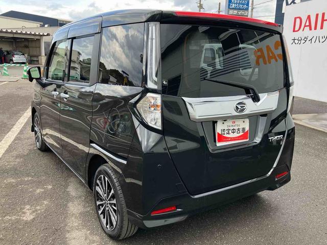 トールカスタムＧ　ターボ　ワンオーナー走行距離無制限１２ヶ月保証付き　左右パワースライドドア　衝突回避支援システム　バックモニター　キーフリーキー　禁煙　ＬＥＤ　車線逸脱警報　エコアイドル　Ａライト　ＴＶ　ＵＳＢ　アルミホイール　記録簿（大分県）の中古車