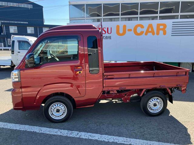 ハイゼットトラックジャンボエクストラ ワンオーナー走行距離無制限12ヶ月保証付き エコアイドル キーレスキー 盗難防止 オートLED スマートキープッシュスタート センターデフロック 運転席エアバッグ 横滑り防止システム 切替式4WD Wエアバック(大分県)の中古車