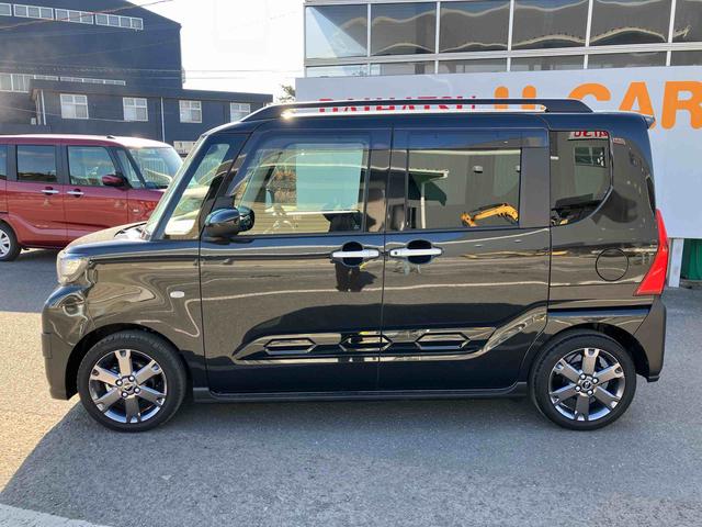 タントファンクロスターボ ワンオーナー走行距離無制限12ヶ月保証付き アイドリングストップ機能 両側自動ドア スマキー セキュリティー ワンオーナー車 LEDライト シ−トヒ−タ− 車線逸脱警報 ターボエンジン Aライト 禁煙車 アルミ(大分県)の中古車