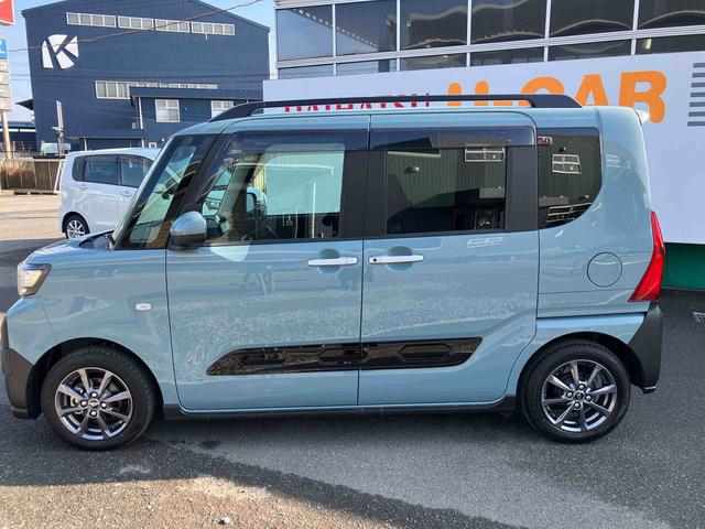 タントファンクロス　ワンオーナー走行距離無制限１２ヶ月保証付き　定期点検記録簿　Ｂモニター　レーダーブレーキ　スマートキー＆プッシュスタート　ハイビームアシスト　禁煙　両側オートスライドドア　レーンキープアシスト　セキュリティ（大分県）の中古車