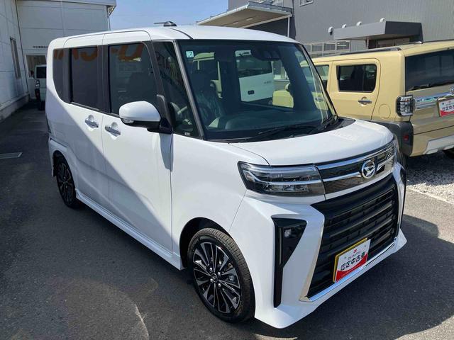 タントカスタムＲＳ　ワンオーナー走行距離無制限１２ヶ月保証付き　レーダーブレーキ　ｉ−ｓｔｏｐ　両ＰＳＤ　車線逸脱防止　禁煙　シートヒータ　Ｒカメラ　スマートエントリー　キーフリーキー　衝突安全ボディ　１オーナー　ＬＥＤヘットライト（大分県）の中古車