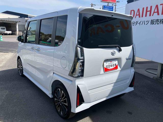 タントカスタムＲＳ　ワンオーナー走行距離無制限１２ヶ月保証付き　レーダーブレーキ　ｉ−ｓｔｏｐ　両ＰＳＤ　車線逸脱防止　禁煙　シートヒータ　Ｒカメラ　スマートエントリー　キーフリーキー　衝突安全ボディ　１オーナー　ＬＥＤヘットライト（大分県）の中古車