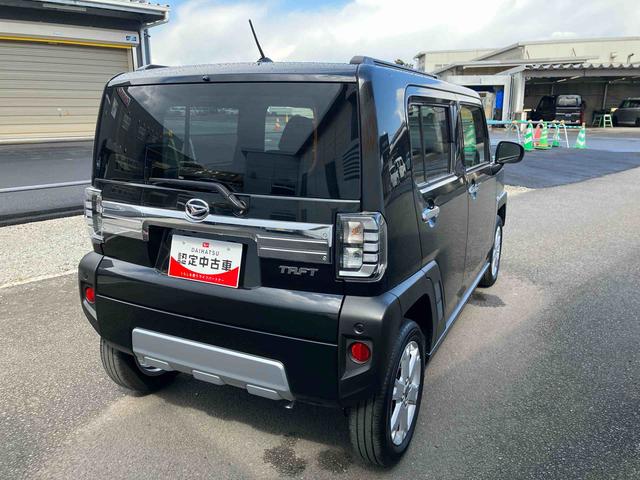 タフトＧターボ　クロムベンチャー走行距離無制限１２ヶ月保証付き　ＬＥＤランプ　禁煙　ＡＣＣ　衝突軽減ブレーキ　レーンアシスト　ＵＳＢ　シートヒーター　オートマチックハイビーム　スマートキー　ドラレコ　ターボ　衝突安全ボディ　記録簿（大分県）の中古車