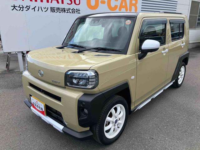 タフトＧ走行距離無制限１２ヶ月保証付き　整備記録簿有　踏み間違い防止装置　ＩＳＳ　サンル−フ　ＵＳＢ　セキュリティーアラーム　禁煙　Ｂカメラ　ＤＶＤ　ＥＴＣ車載器　車線逸脱防止　ナビ　スマキー　アルミ　ＡＵＸ（大分県）の中古車