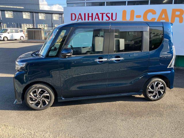 タントカスタムX ワンオーナー走行距離無制限12ヶ月保証付き リヤ両側パワースライドドア ワンオーナ ISTOP レーンキープアシスト 運転席シートヒーター 禁煙車 LEDヘッドライト スマートキー バックカメラ 衝突安全ボディ(大分県)の中古車