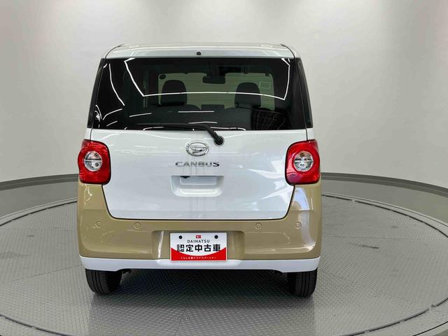 ムーヴキャンバスストライプスＧターボ　ワンオーナー走行距離無制限１２ヶ月保証付き　衝突軽減ブレーキ　シートヒータ　禁煙　レーンアシスト　スマートキー　バックカメラ　キーフリーシステム　ワンオーナー　オートマチックハイビーム　セキュリティーアラーム（大分県）の中古車