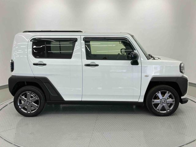 タフトＧターボ　ダーククロムベンチャー　ワンオーナー外観も内観もかっこいいクルマ！ぜひご来店お待ちしております。　追従クルコン　ＵＳＢ接続　誤発進抑制機能　Ｂｌｕｅｔｏｏｔｈオーディオ　パノラマモニター対応　安全ボディ　禁煙　シートヒータ　ワンオーナ（大分県）の中古車