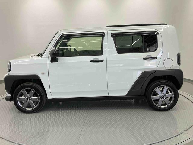 タフトＧターボ　ダーククロムベンチャー　ワンオーナー外観も内観もかっこいいクルマ！ぜひご来店お待ちしております。　追従クルコン　ＵＳＢ接続　誤発進抑制機能　Ｂｌｕｅｔｏｏｔｈオーディオ　パノラマモニター対応　安全ボディ　禁煙　シートヒータ　ワンオーナ（大分県）の中古車